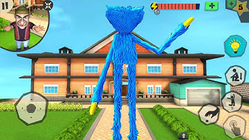 Scary Robber Home Clash - New Levels Update New Chapter Lester Huggy Wuggy Gameplay (Android/iOS)