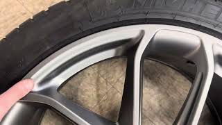 OEM Porsche Macan 21” GT Design Wheels (Satin Platinum) & Michelin LS3 Summer Tires