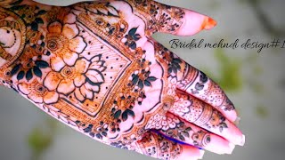 full hand mehndi  । Beautifull wedding mehndi design2020। new intericate design withgulfpatterns