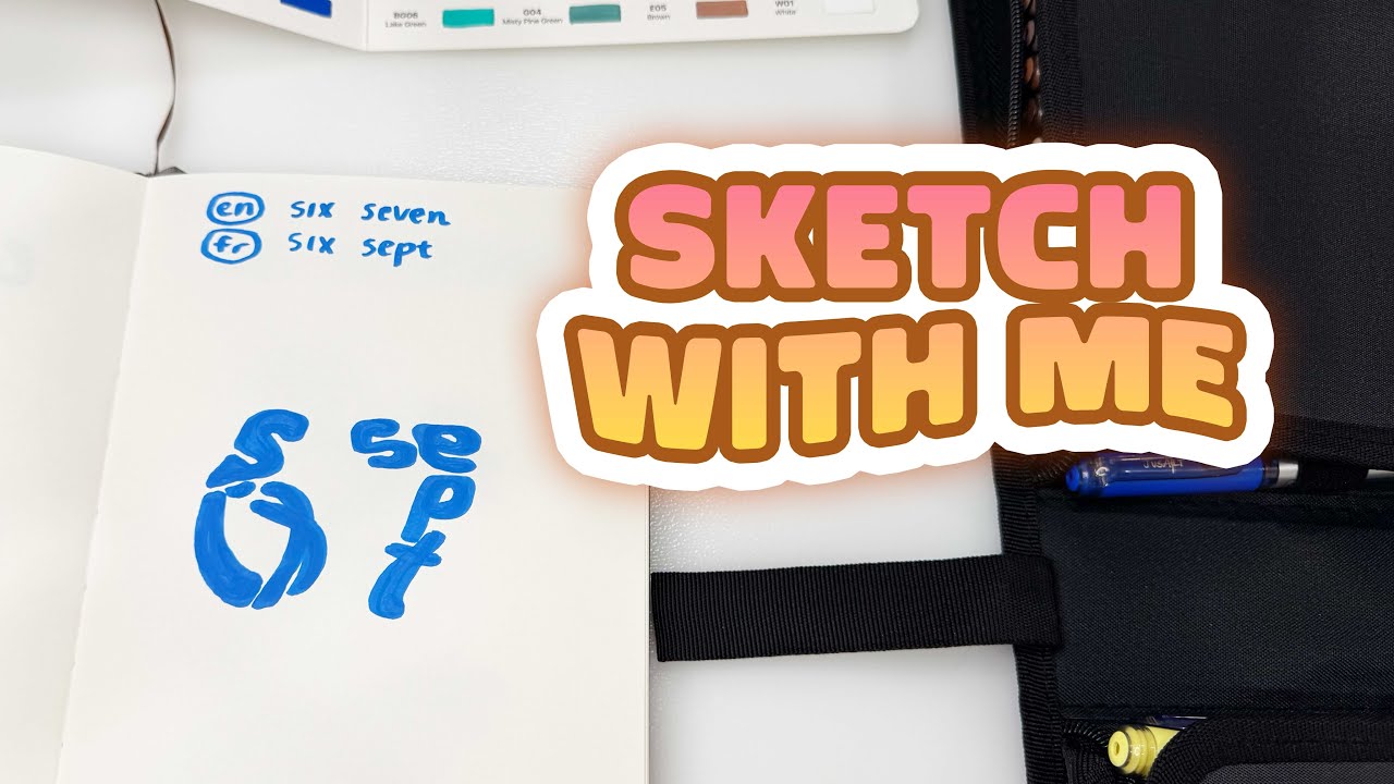 Sketch With Me Episode 4: 67 but make it french