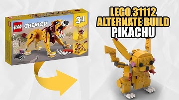 LEGO Creator 31112 Alternate Build   PIKACHU!!