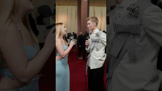 Edvin Ryding interview with Amelia Dimoldenberg at the #Oscars red carpet ❤️