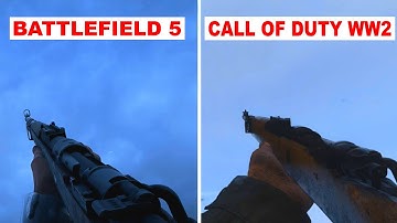 Battlefield 5 vs Call of Duty WW2 - Weapon Comparison