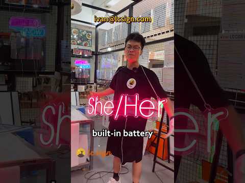 She/Her sign for