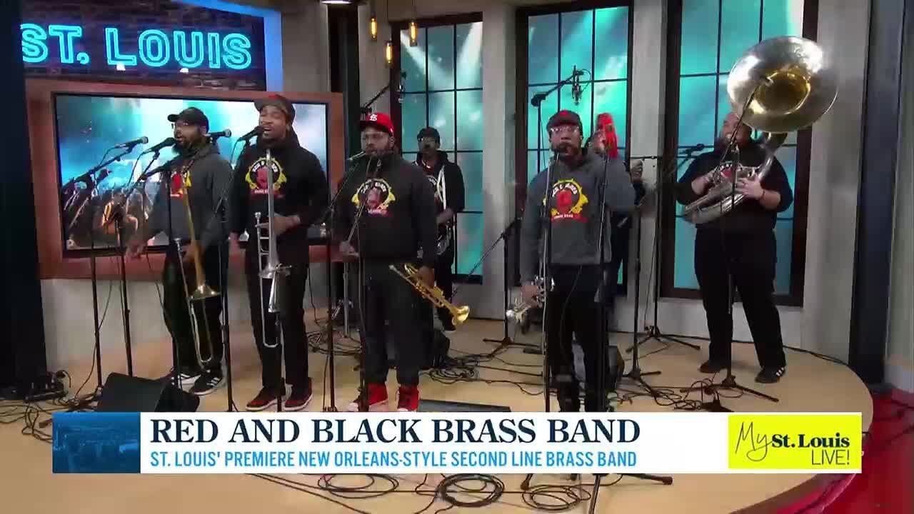 Red and Black Brass Band joins My St. Louis Live
