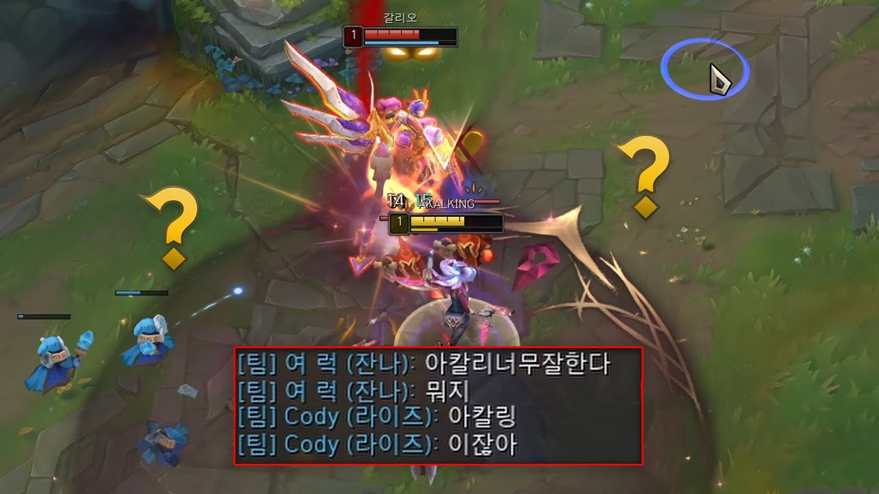 아칼리 너무 잘한다 뭐지..?  팀원: 아칼링 이잖아 ㅋ