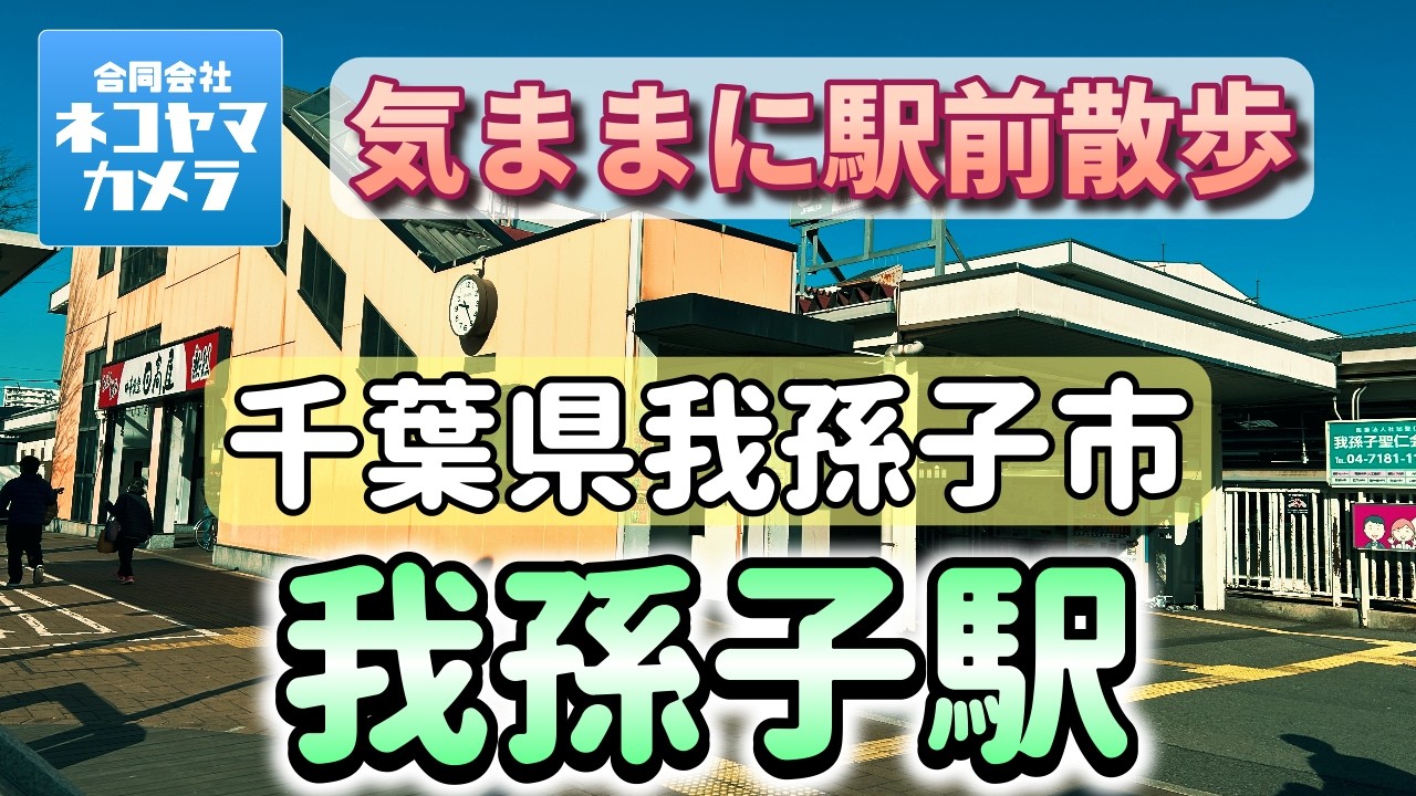 【千葉散歩#74】JR常磐線・成田線「我孫子駅」周辺をお散歩したよ！千葉県我孫子市 #千葉県 #我孫子市 #我孫子駅