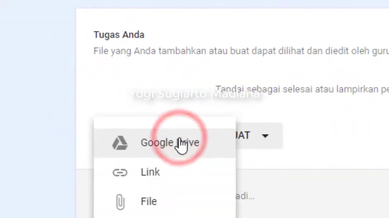 Cara Mengirimkan Tugas Di Google Classroom Youtube