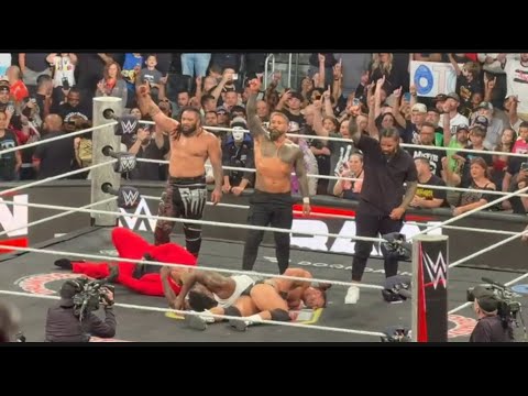 Video The Bloodline Destroy Solo Sikoa, LA Knight and Royce Keys Full Segment - WWE Raw 7/20/2026