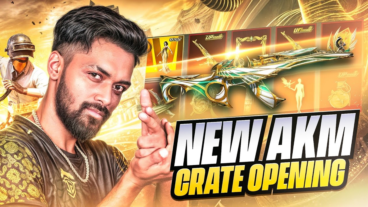 GOD Level Crate Opening of New Ultimate Set - Sandspring AKM 🔥 BGMI