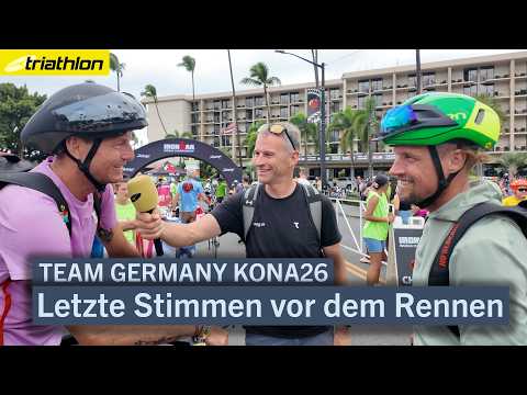 Final words before the Ironman World Championship in Hawaii: TEAM GERMANY KONA26 has checked in