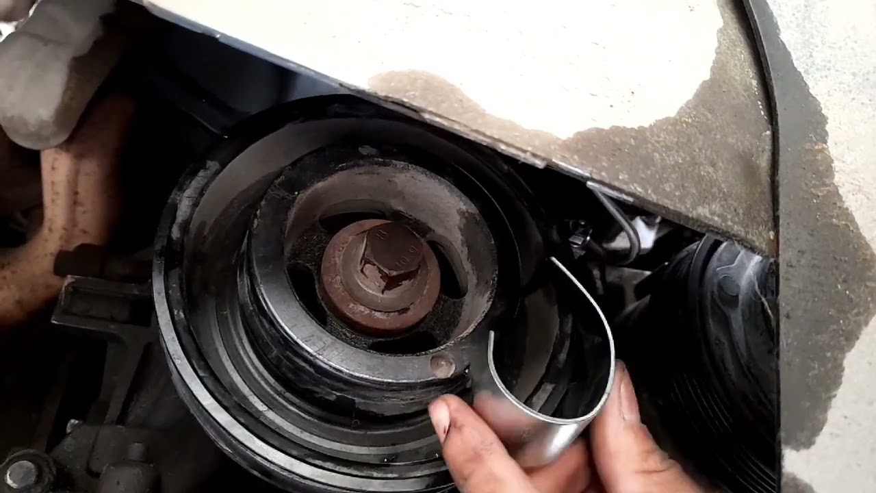 HOW TO REPLACE DRIVE BELTFORD FIESTA 1.4L ENGINE YouTube