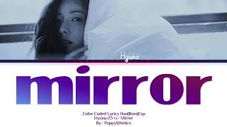 Hyuna (현아) - Mirror (자화상) (Traducida al Español + Color Coded Lyrics Esp/Han/Rom)