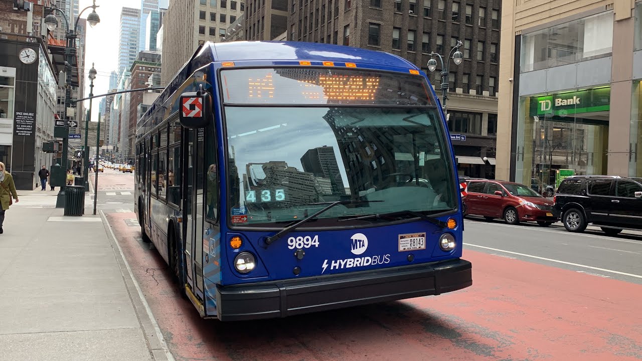 Washington HeightsCloisters Bound 2022 Novabus LFS HEV 9894 M4 Local