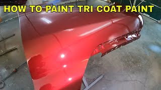 How to paint Tri Coat automotive paint!