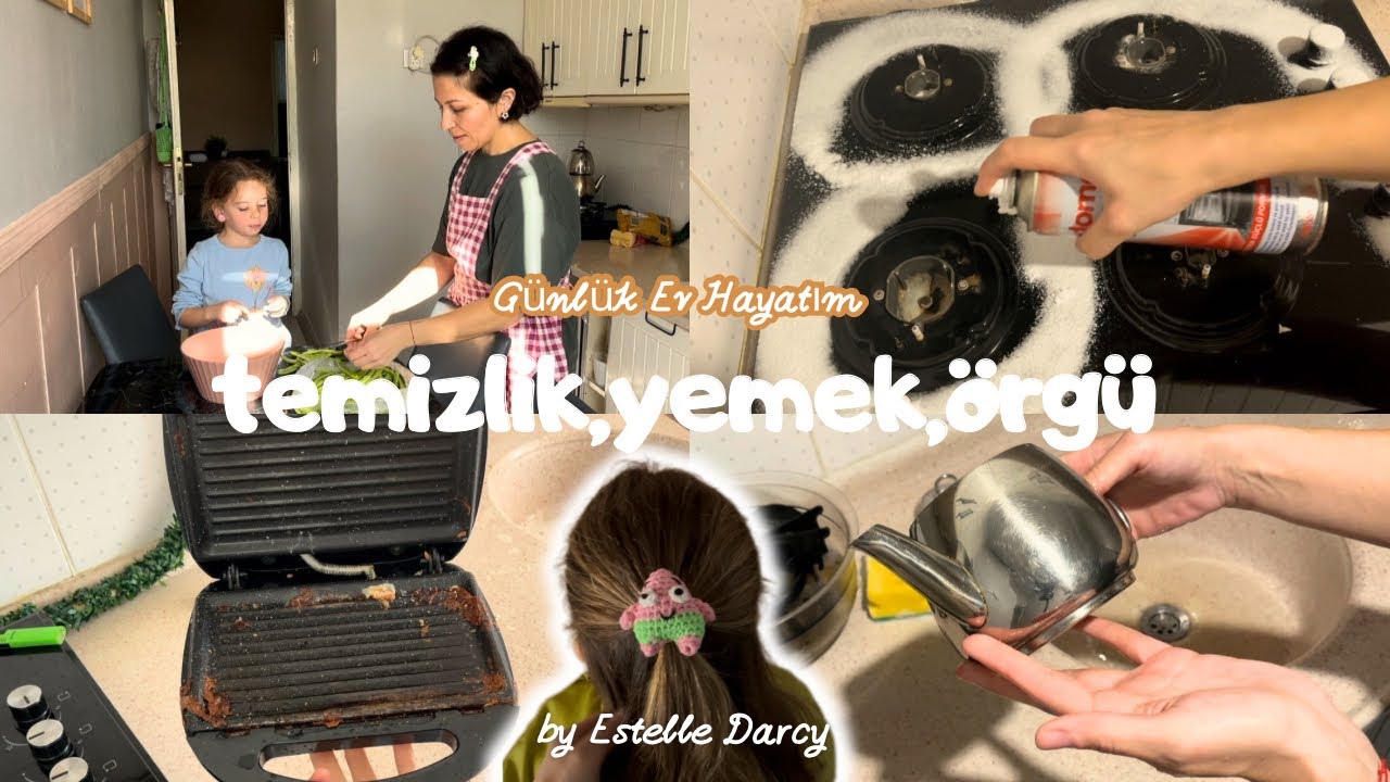 Temizlik Motivasyonuna İhtiyacı Olanlara Gelsin🧽 Hiç Bu Kadar Temiz Olmadı,Anneme Yemek Hazırlayalım