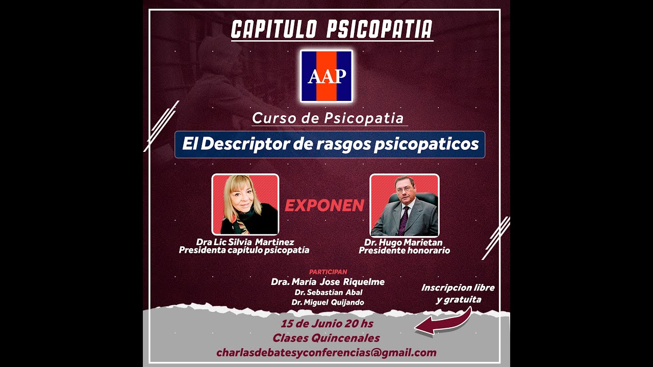 Capitulo Psicopatía : El descriptor de rasgos psicopaticos