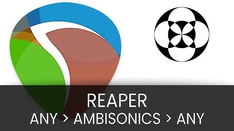 Encode and Decode any sound to Ambisonics using Reaper!
