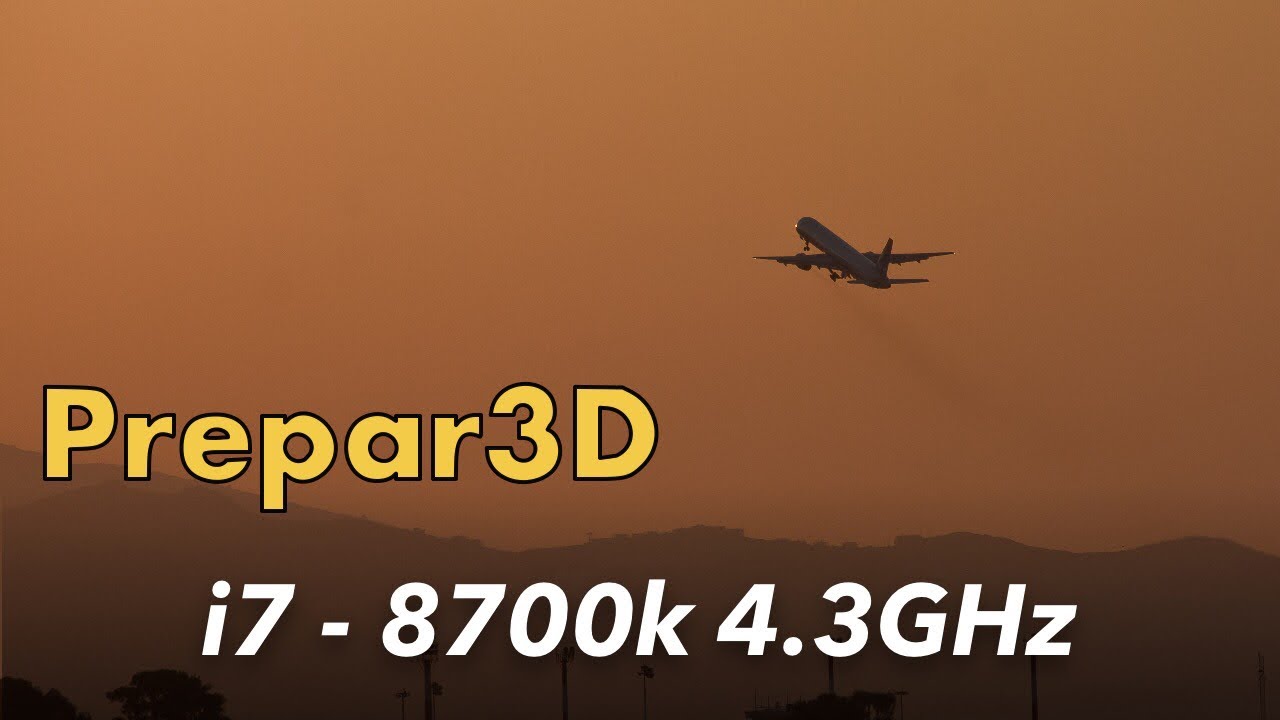 [LIVE🔴] Prepar3D - полетаем ?  тест Intel i7 -8700k 4.9GHz