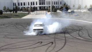 mazda rx2 burnout