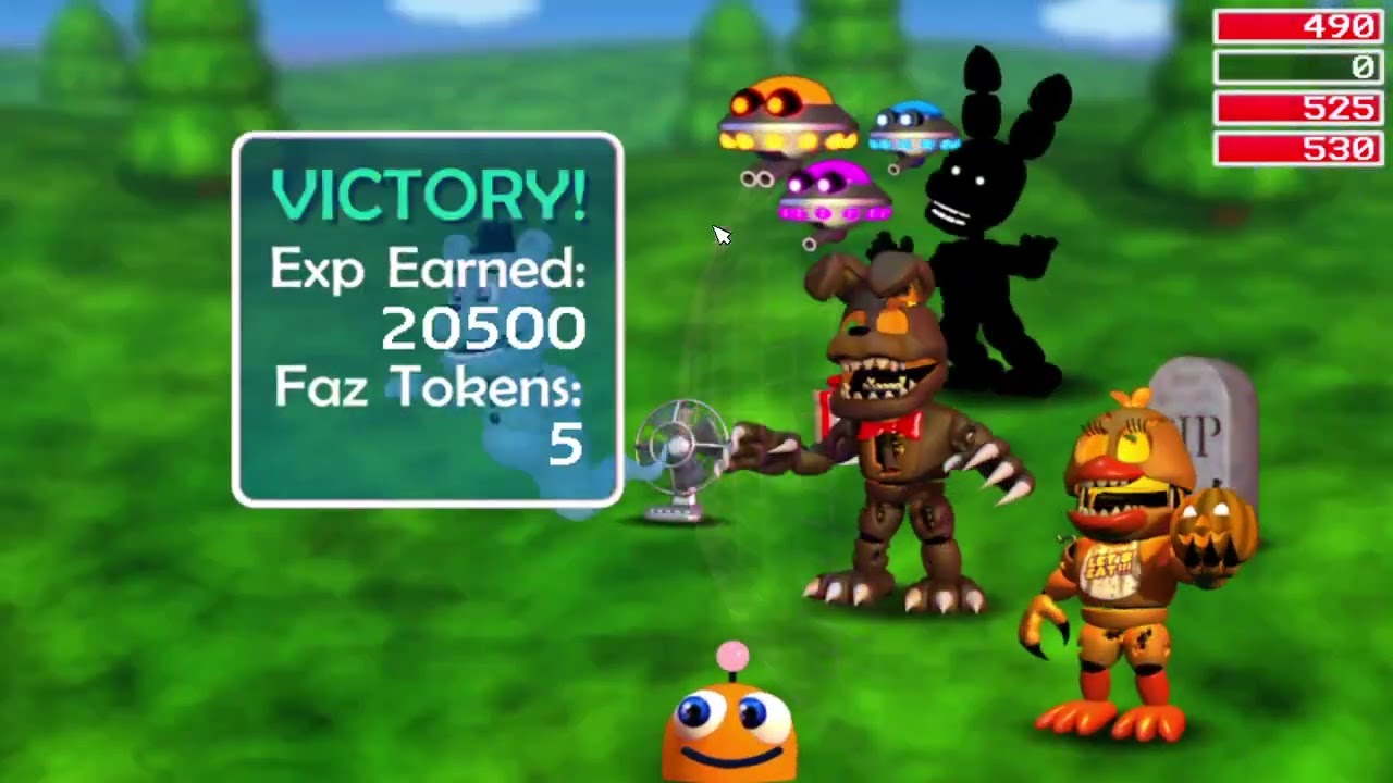 Fnaf World but it is 2050 difficulty.