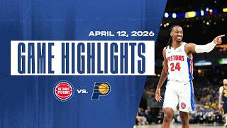 Pistons Finish The Season With 60 Wins Detroit Pistons vs Indiana Pacers GAME HIGHLIGHTS