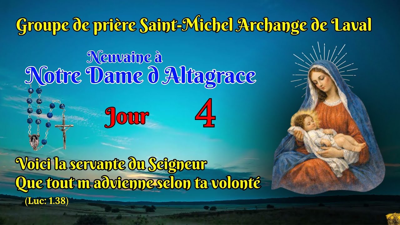 Neuvaine à Notre-Dame D'Altagrace - Jour #4 - Jeudi 15 janvier 2026