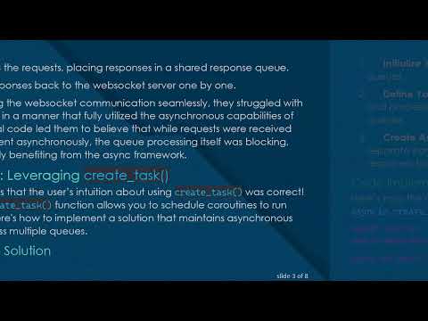 How to Use asyncio Queues in Python to Effectively Simulate Thread Processing