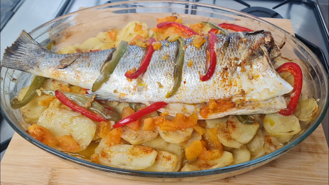 ROBALO ASSADO NO FORNO