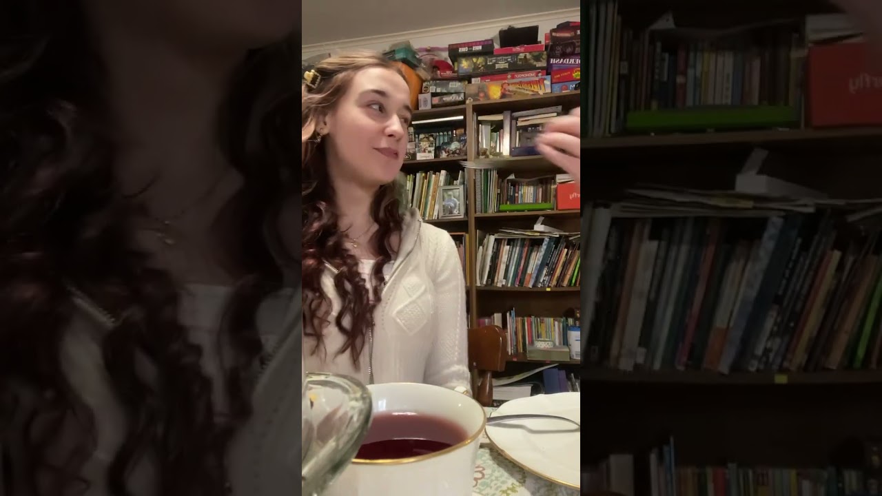 Tea party with bookie ☕️😘