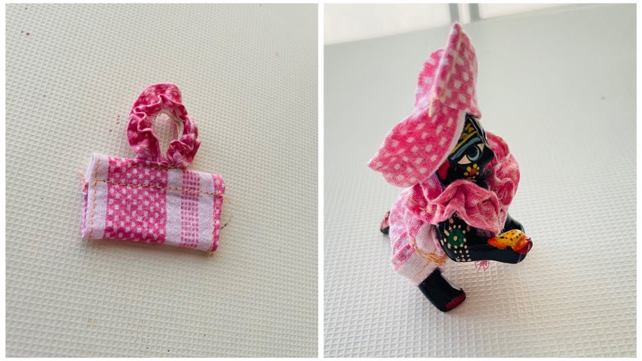 How to make laddu gopal ji ki new neppy vali simple dress 😍(no0&1)😍