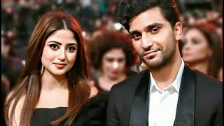 Beautiful Moments of Sajal Ali and Ahad Raza Mir at Hum Style Awards 2020 | SAHAD | lollywood couple