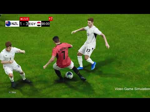 🔴 Live: New Zealand vs Egypt | FIFA World Cup 2026 Live | NZL vs EGY Live | Video Game Simulation