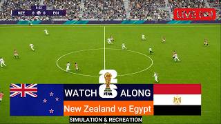 🔴 Live: New Zealand vs Egypt | FIFA World Cup 2026 Live | NZL vs EGY Live | Video Game Simulation screenshot 1