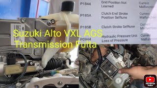 Suzuki Alto VXL AGS Transmission Gear shifting fault P1844,P185A,P0944,P185B