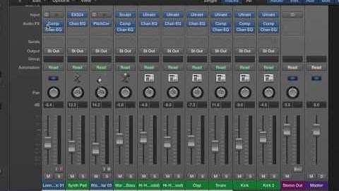 LOGIC PRO X - How to  Bypass all plugins