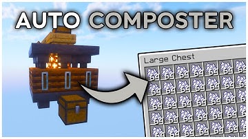 The FASTEST Automatic Composter in Minecraft Java 1.21+ (Tutorial)