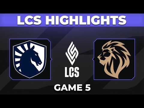 TL vs LYON Game 5 Highlights | LCS Playoffs 2026 | Team Liquid vs LYON