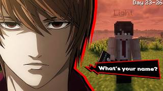 I Added ai Yagami To Minecraft And It Broke The Nether 😭🙏 (Day 23-26)