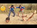 TRY TO NOT LAUGH CHALLENGE Must watch new funny video 2020_by fun sins।village boy comedy video।ep43