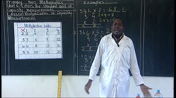 REB | P2 | Mathematics | Unit6 | Lesson: Multiplication of Capacity Measurements