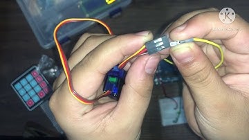 How to control a servo motor using matrix keypad