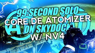 INSANE 99 SECOND SOLO CORE DE ATOMIZER ON SKYDOCK!?! (infinite Warfare) @aT_x_Exotic