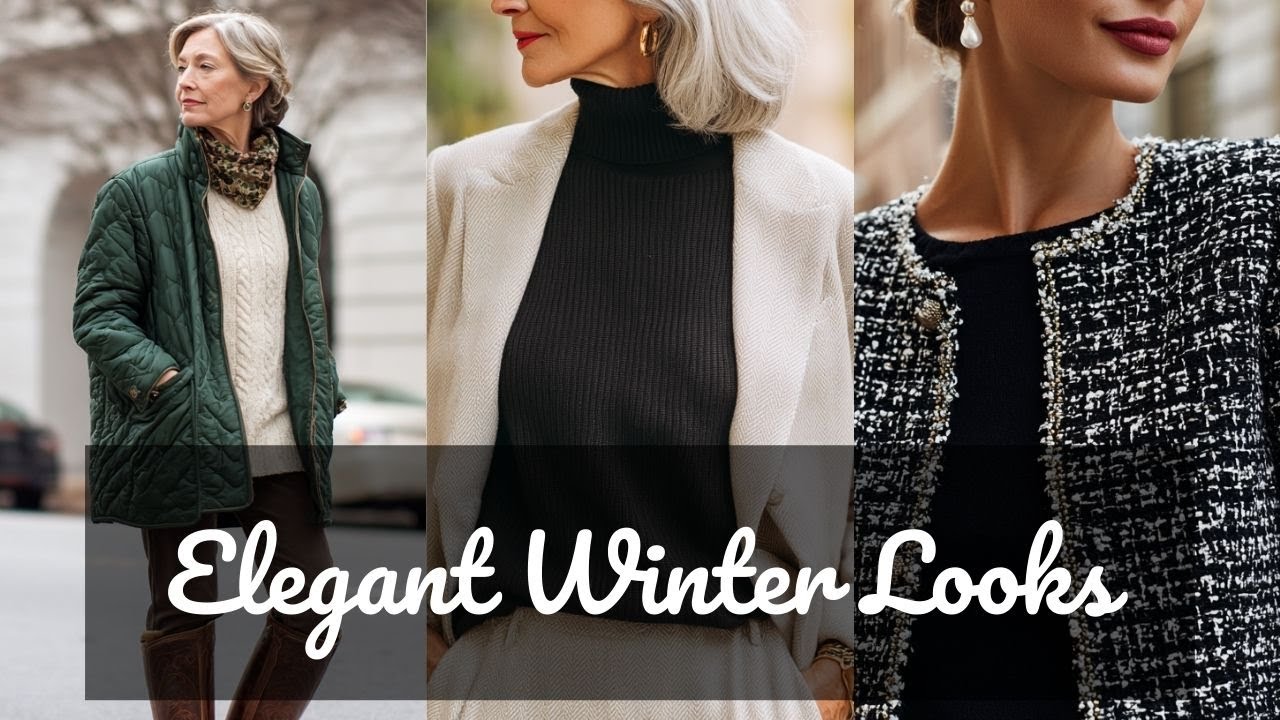 Master Parisian Chic: 10 Chanel-Inspired Winter Outfits for Women Over 60