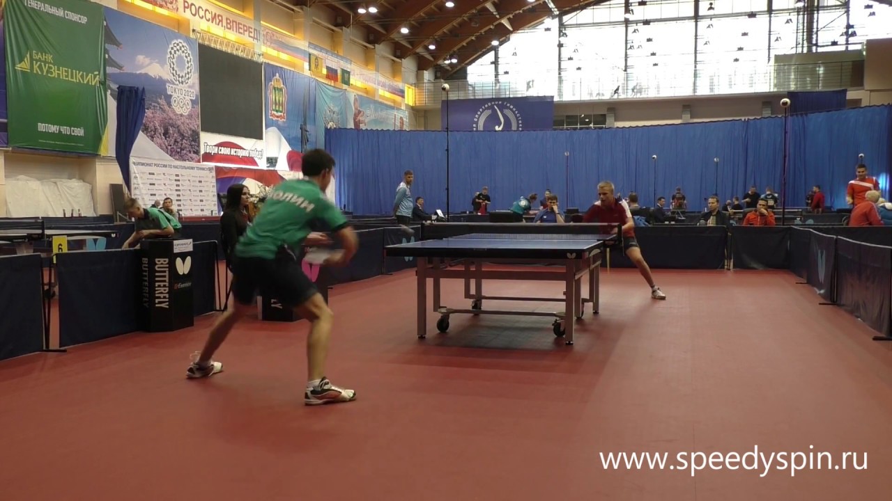 Grebnev Volin.Russian National table tennis championship 2018.FHD YouTube