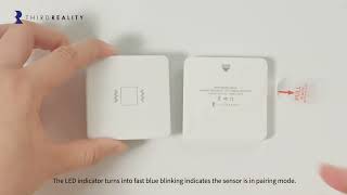 THIRDREALITY Zigbee temperatuur- en vochtigheidssensor met digitaal lcd- display, ZigBee Hub vereist, app-opname, bewaking op afstand en intelligente domotica, AAA-batterijen meegeleverd