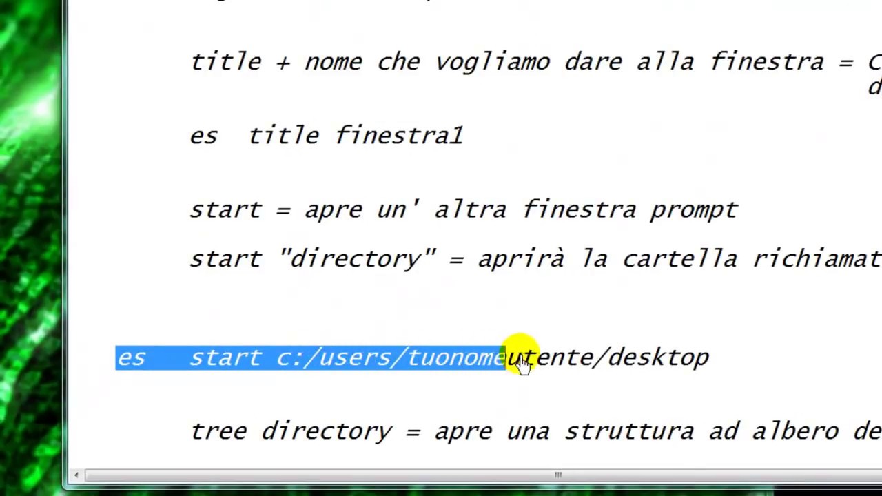 1 Tutorial Prompt Dei Comandi Di Windows Youtube