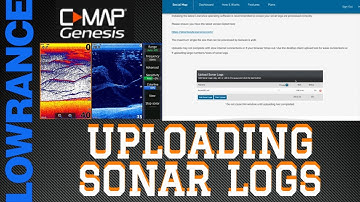 Lowrance - Uploading Sonar Logs to the CMAP Genesis Edge Online Web Servers for Mapping.