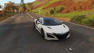 Test Drive Stock NSX Acura at Goliath Street Race in Forza Horizon 4