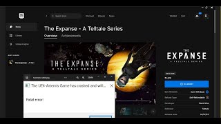 حل مشكلة عدم تشغيل لعبة The Expanse: A Telltale Series، والانهيار، والخطأ الفادح (Fatal Error)، و... screenshot 5